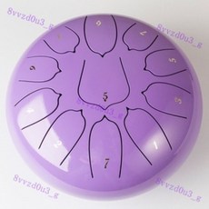 新款15音色空靈鼓 學生忘憂鼓 13音炫音鼓 梵音鼓 初學者樂器, 【10寸11音】-熏衣紫-早教推薦, 1個