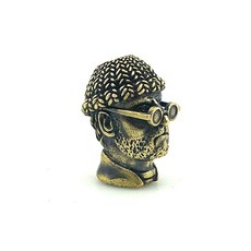 야외 DIY 도구 EDC 클래식 황동 나이프 비즈 매는 밧줄 펜던트 열쇠 고리 액세서리, 보여진 바와 같이, 1개