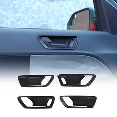 TOYCIDFG Inner Door Handle Frame Panel Cover Trim Compatible with Ford Maverick 2022-2025 Interior, 매트 블랙