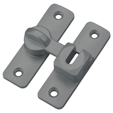 내집클로버 세이프락 무타공 문 이중 잠금장치 걸쇠, 1개, 그레이