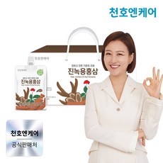 천호엔케어 뉴질랜드 녹용전지&국산 6년근 홍삼 진 녹용홍삼 70ml 30개입 1개, 2.1L