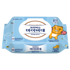 크리넥스 마이비데 카카오 물티슈, 55g, 40매, 7개