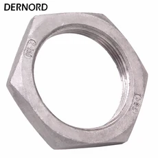 DERNORD 스테인리스 스틸 304 잠금 너트 DN25 DN40 물 가열 요소용 1 인치 NPT/BSP 1.25 2 BSP, 01 빠른, 02 DN40