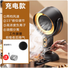 油煙過濾器 雙檔風速 15°調節 高濃度負離子 油煙分離, 1個