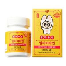 니드인 건강수호 활력충전 츄어블 멀티 비타민, 1개, 36g