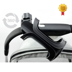 케이크루 핸즈프리 360도 하이드레이션 컵홀더, 1개, 블랙