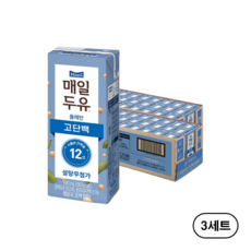 매일유업 매일두유 고단백, 190ml, 144개