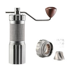 鬼齒錐刀手搖磨豆機 70ml 容量 可調式家用, GC60鬼齒錐刀48大刀盤 灰色, 1個