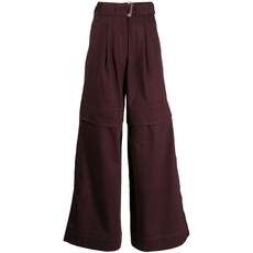 사수피 레이어드 이펙트 와이드 팬츠