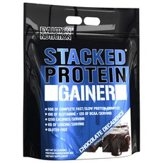 EVLUTIONNUTRITION Stacked Protein Gainer能量型乳清蛋白粉, Chocolate Decadence, 5.443kg, 1桶