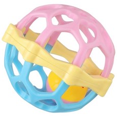 曼哈頓手抓球 固齒器 咬膠牙膠 搖鈴 寶寶手抓球 磨牙器球 早教玩具