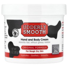 특별한효과 Udderly Smooth 핸드 앤 바디 크림 거칠어진 피부용 오리지널 포뮬라 283g(10oz) 곧일시품절됩니다