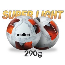 몰텐 유소년 클럽 축구공 F4N3129-O 슈퍼라이트 4호 축구공 하이브리드볼 SUPER LIGHT 가벼운공, 1개