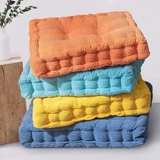 카페의자방석 수험생방석 두툼 사각 와플 의자 쿠션 허리편한 두툼한, 그레이