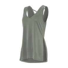 ANDAR 無袖背心 交叉背心式運動背心 瑜珈 健身 皮拉提斯 V領背心 可綁帶 多樣穿搭 側開叉 長版背心 水洗莫代爾