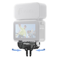 DJI 오즈모 나노 액션6 호환 360 회전 마그네틱 퀵 릴리즈 베이스 거치대 1/4 마운트 브라켓 NANO, 1개