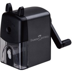 파버카스텔 핸들 연필깎이 1개, 블랙