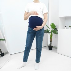 [파격할인] 예비엄마를 위한 데일리 임부복 피셔프라이스 임부복 청바지 짙은파랑