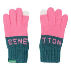 Benetton Kids 兒童彩色針織手套 QCGLP4161