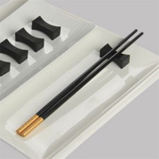 누리 수저 받침대 심플블랙 1P 테이블세팅