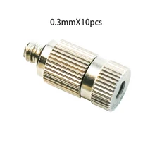 산업용 등급 스레드 미스트 깍지 필터 내장 고압 호환 신뢰할 수 있는 10 개 세트 3/16 인치, 03 0.3mm X10pcs