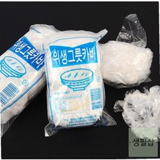 생필샵 음식덮개 그릇커버 비닐커버 주방커버, 24매