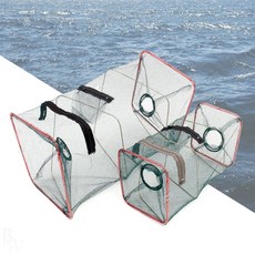 비워크 소형 미꾸라지망 물고기채집망 사각통발 새우망