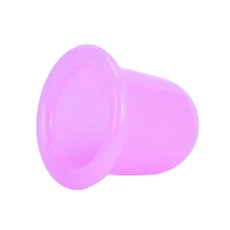 바디 페이스 넥 어른 마사지 진공 탱크 바디 페이셜 케어 안티 에이징 뷰티 도구를위한 실리콘 컵핑 마사지, 02 Purple