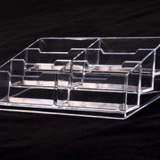 명함꽂이 6단꽂이 215x125x60mm 메모함 명함보관함, 1개