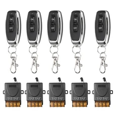 호환AC220V 433Mhz 원격 제어 스위치 고출력 온오프 송신기 물 펌프 전동 LED/전기 기기용, 04 5 Receiver 5 Remote