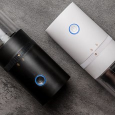 YAPOGI 휴대가 간편한 원두분쇄기 전동 그라인더, 화이트