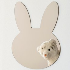 일상도구 벽에 붙이는 아크릴 안전 벽 거울, 토끼