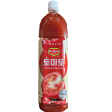 델몬트 토마토주스 1.5l 6개업소용 식자재 식당용 단체 급식용 식재료 대용량, 1.5L 6입, 1개, 6개