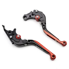 접이식 확장형 CNC 오토바이 브레이크 클러치 레버 Yamaha YZF-R THUNDERACE 1000, 01 빠른, 04 Matt Folding