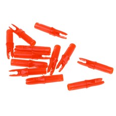 shangren ID 6.2mm 양궁 화살에 대한 노크에서 12Pcs 플라스틱 화살표 푸시, 오렌지