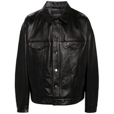 스톨른걸프렌즈클럽 오버사이즈 가죽 재킷