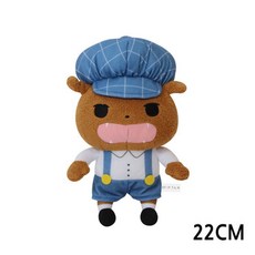 엉덩이탐정 브라운 봉제인형 22cm 초등여아선물 초등학생선물 조카선물, 1개