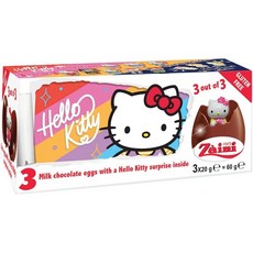 일본 초콜릿 에그초콜릿 3피스 (헬로본 초콜릿 에그초콜릿 3피스 (헬로키티 고양이)