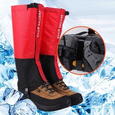 MOUNT 스노우 스패츠 등산스패츠 ROCK, 레드-M