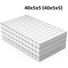 초강력 네오디뮴 자석 블록 영구 냉장고, A. 2piece, 1. 40x5x5mm