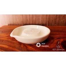 YCY 陶瓷磨泥器 水果磨泥 磨薑蒜器 副食品磨泥器, 1個