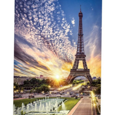 1000피스 퍼즐 풍경 미니 직소 에펠탑 퍼즐 석양 힐링 여행 인테리어 풍경화 사무실 부모님 기억력 안정감