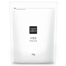 가성비가브랜드다 구연산 다목적세제 지퍼백, 1kg, 1개