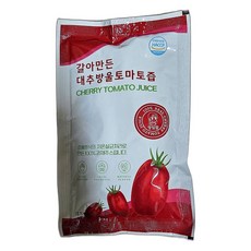 신선한 국내산 대추방울 토마토즙 HACCP 인증 100% 원료 사용 건강 음료 120ml 50포 1개, 50개