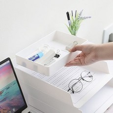 오피스 데스크 OFFISYS 시스템 사무용품 보관 트레이 chl+481Rd, 그레이