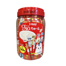 CIAO 啾嚕 肉泥綜合桶 50入, 950g, 1個, TSC-11T 鮪魚綜合