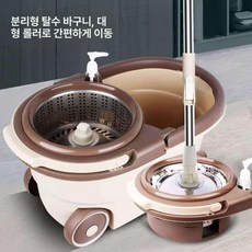 통돌이마포극세사 물걸레 회전 스텐레스 청소용품, 플로팅 모델 겸용 1개 순면 헤드+3개, 1개