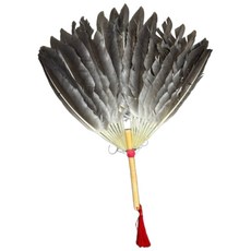 現貨供應 弘喧 濟公扇 鵝毛扇 羽毛扇 諸葛亮 孔明扇, 白色