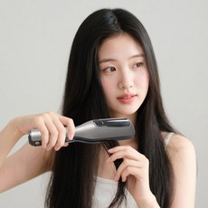 상한 머리 데미지컷 셀프 자르기 고데기 헤어 트리머 전문가용 긴머리 관리기, Gray