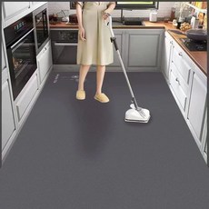 주방매트특대형 pvc 바닥 부엌 대형 사계절 미끄럼방지 싱크대, 1개